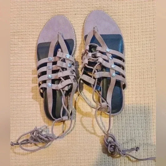 New Rebecca Minkoff Evonne Lace Up Sandals - Picture 3 of 4